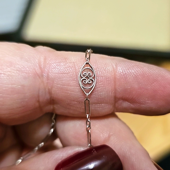 Tiffany's Sterling Silver Pin Set Vintage Watch Necklace - Picture 13 of 16